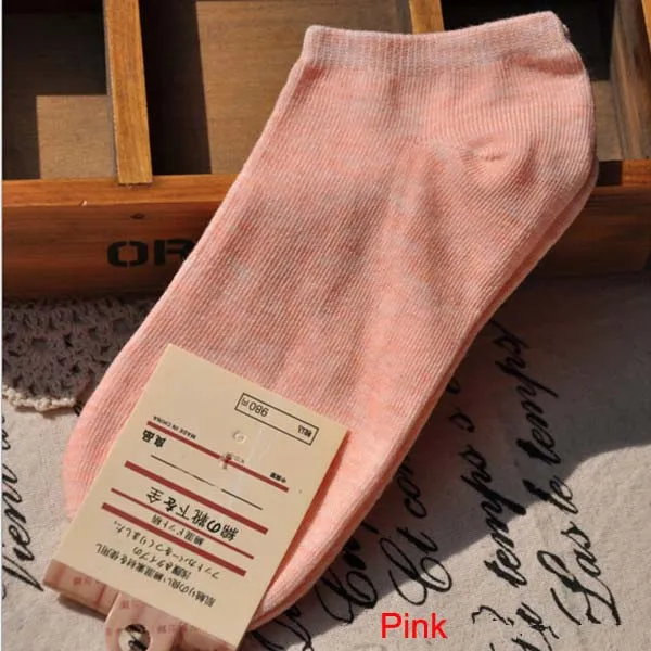 1 Pair Winter Women Socks,Casual Cute Cotton Sock,Candy Color Fashion Ankle Boat Low Cut Short Socks