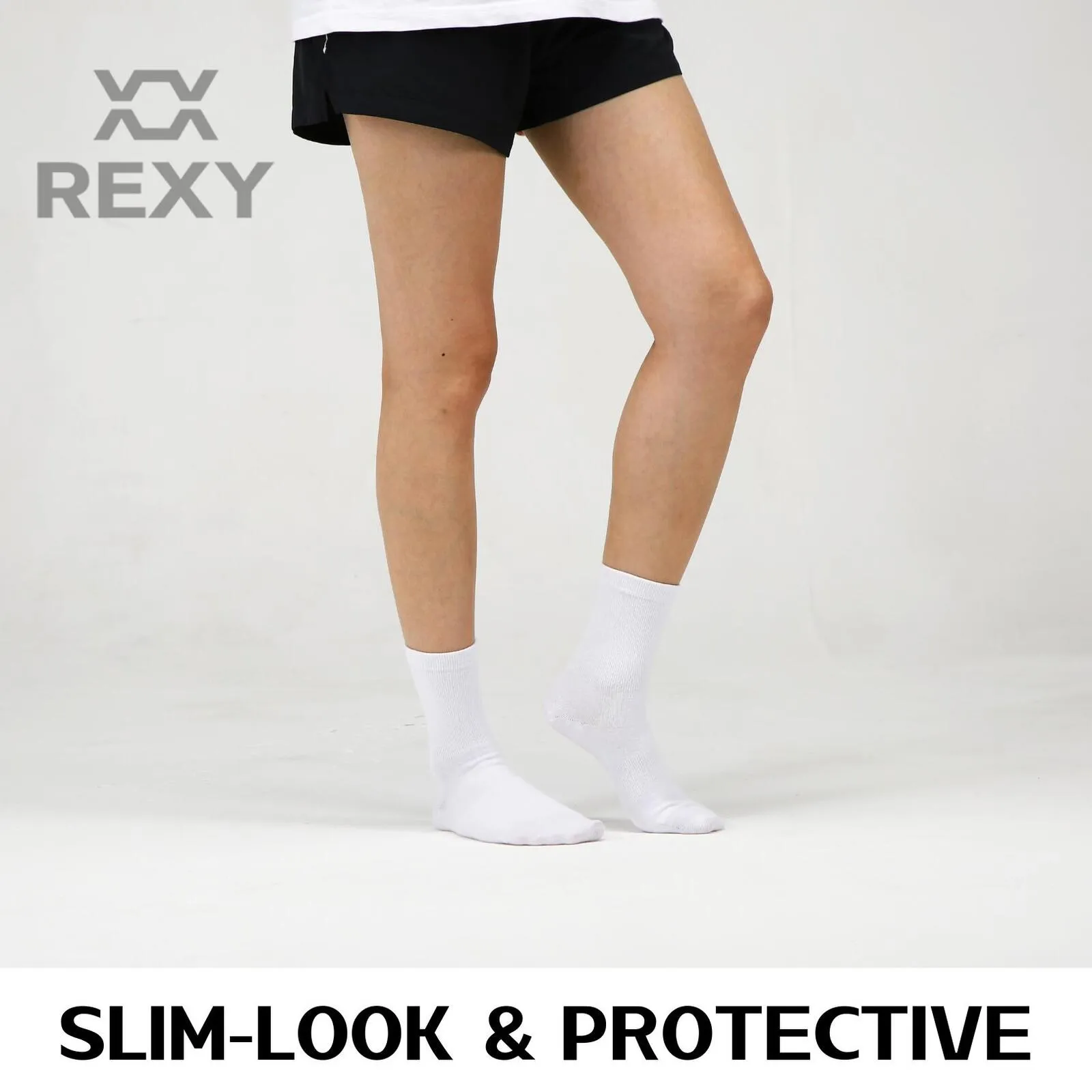 15X 3D Seamless Crew Socks, Breathable, Antimicrobial - Rexy