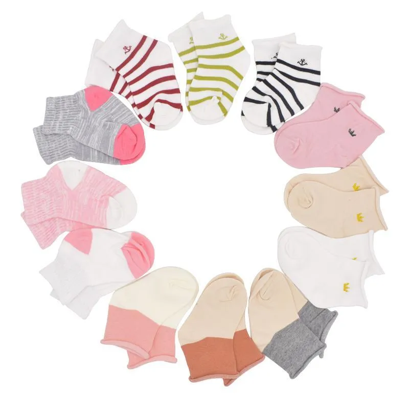 3-piece Cotton Socks for Baby Wholesale children's clothing