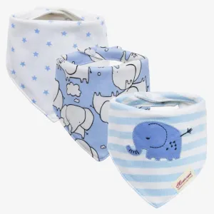 3PCS Baby Cotton double-layer thick waterproof Bibs Baby Accessories Wholesale