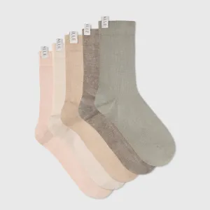 5-Pack Breathable SeaCell™ Socks