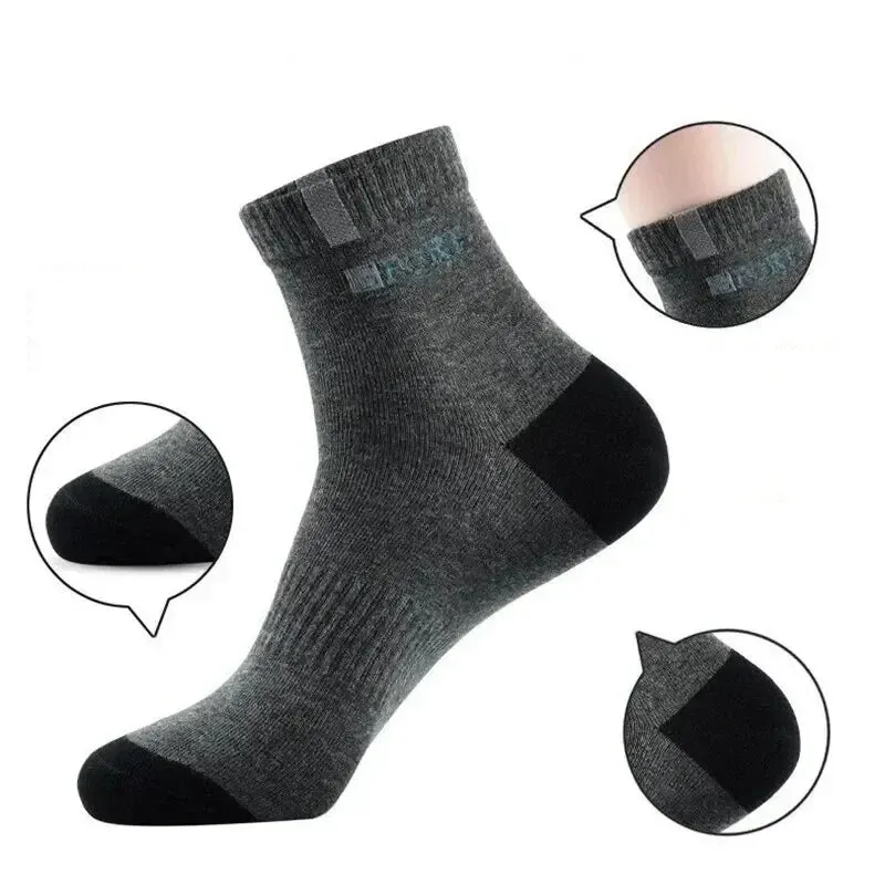 5 Pairs Breathable Fiber Light Ankle Socks