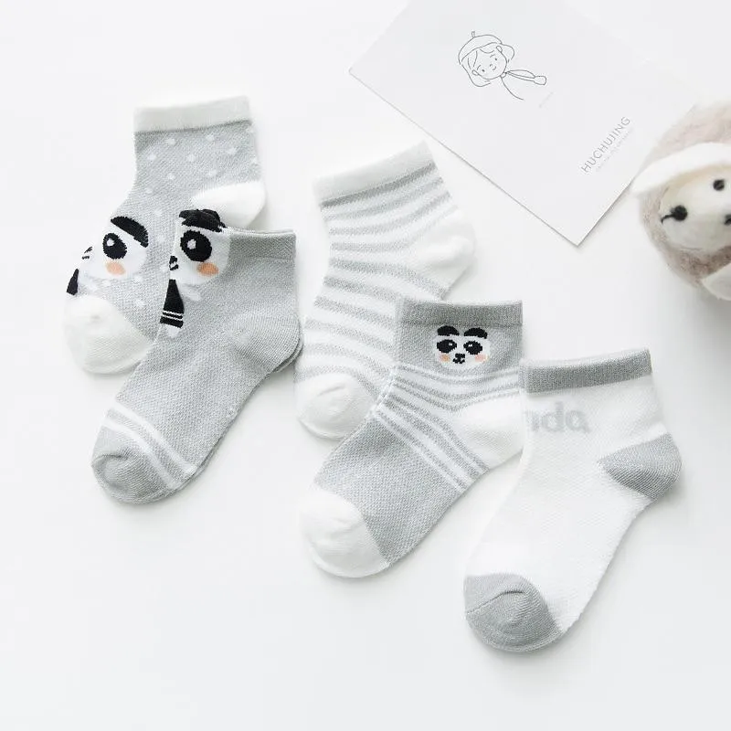 5Pair Set Unisex Baby Cotton Mesh Socks