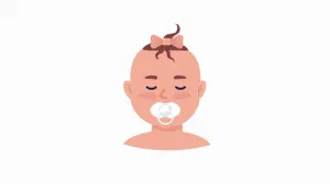 Animated baby awake emotion