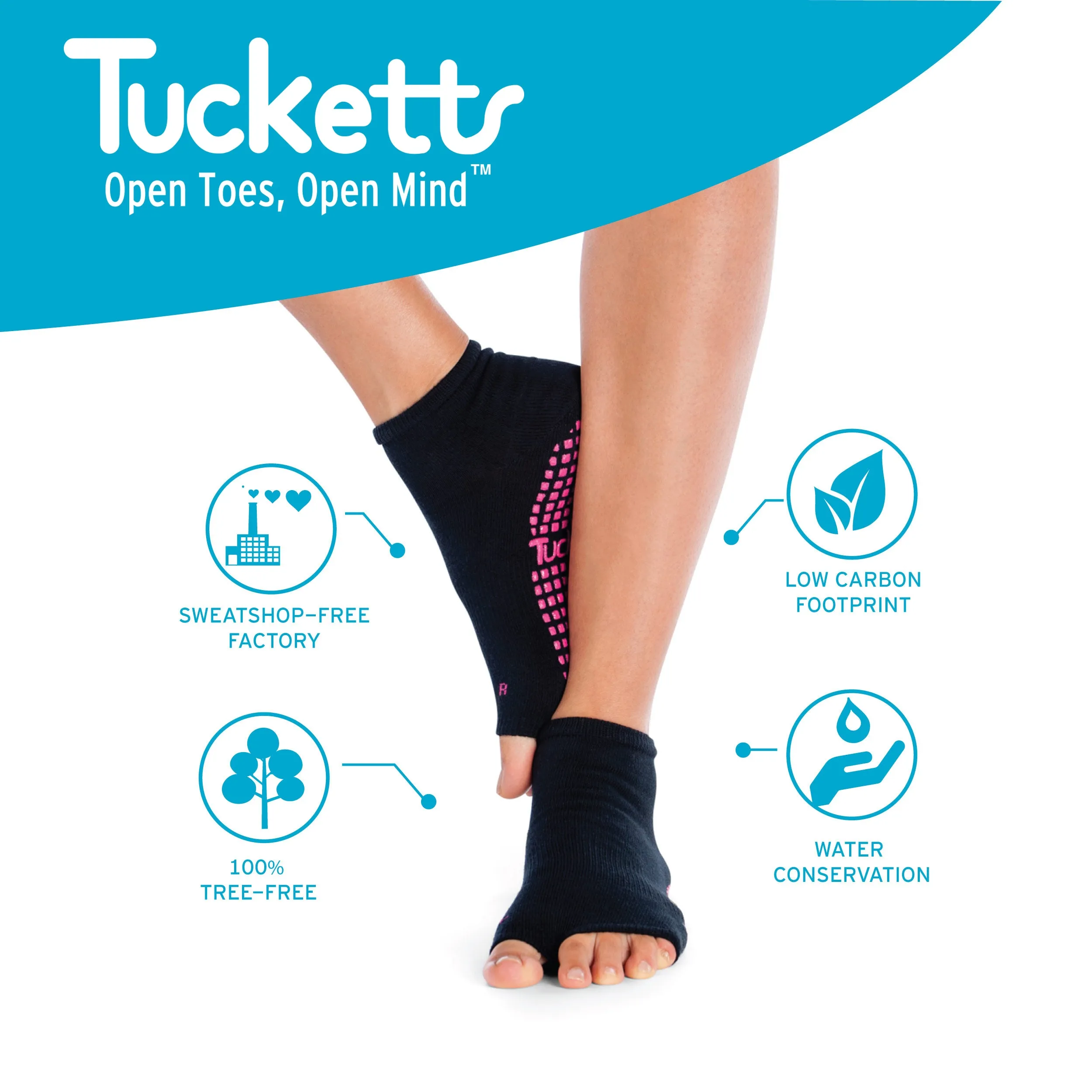 Anklet - Classic Black  - Grip Socks