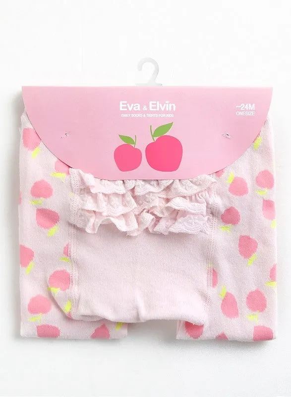 Apple Pink Baby Frill Leggings