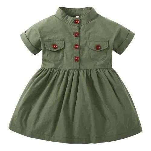 Army Baby Girls Summer Dress