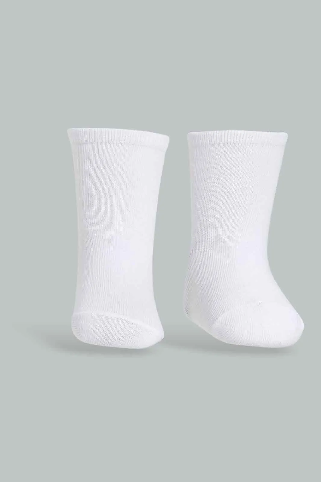 Baby Girls White Socks Set (Pack of 4)