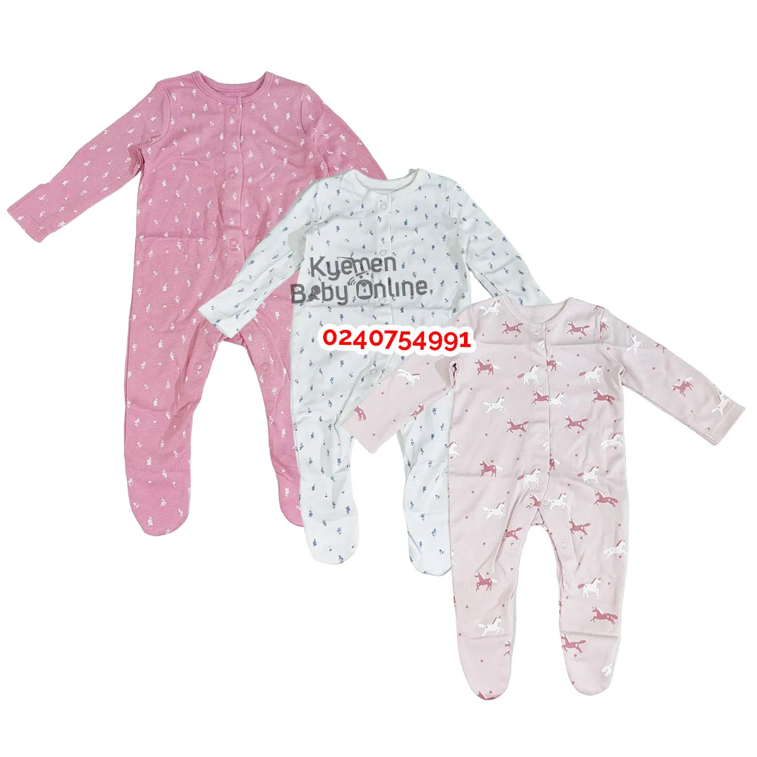 Baby Sleep Suit 3 Pieces (George Baby)