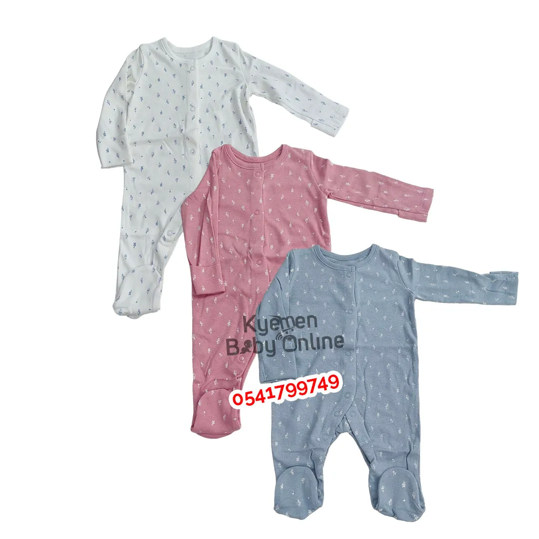 Baby Sleep Suit 3 Pieces (George Baby)