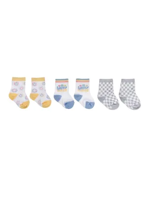 Baby Socks Trio - Happy Baby Vibes