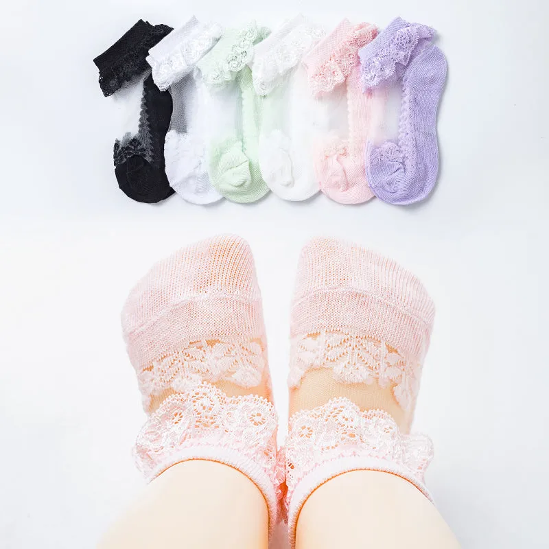 Baby Summer Thin Lace Princess Socks