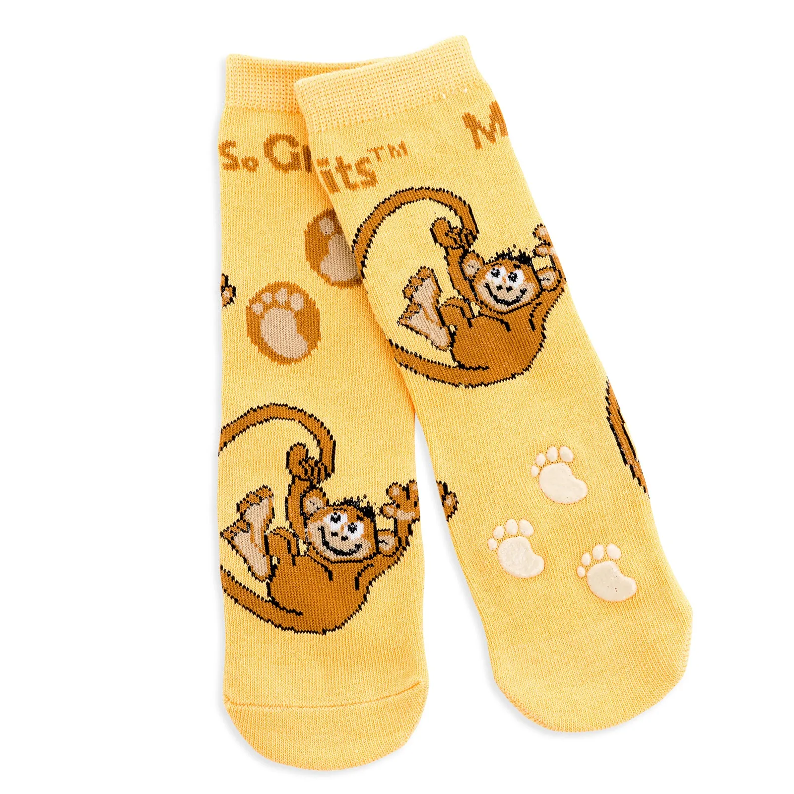 Baby/Toddler Bamboo Socks with Grips - 6-pack Safari (1-4 years)