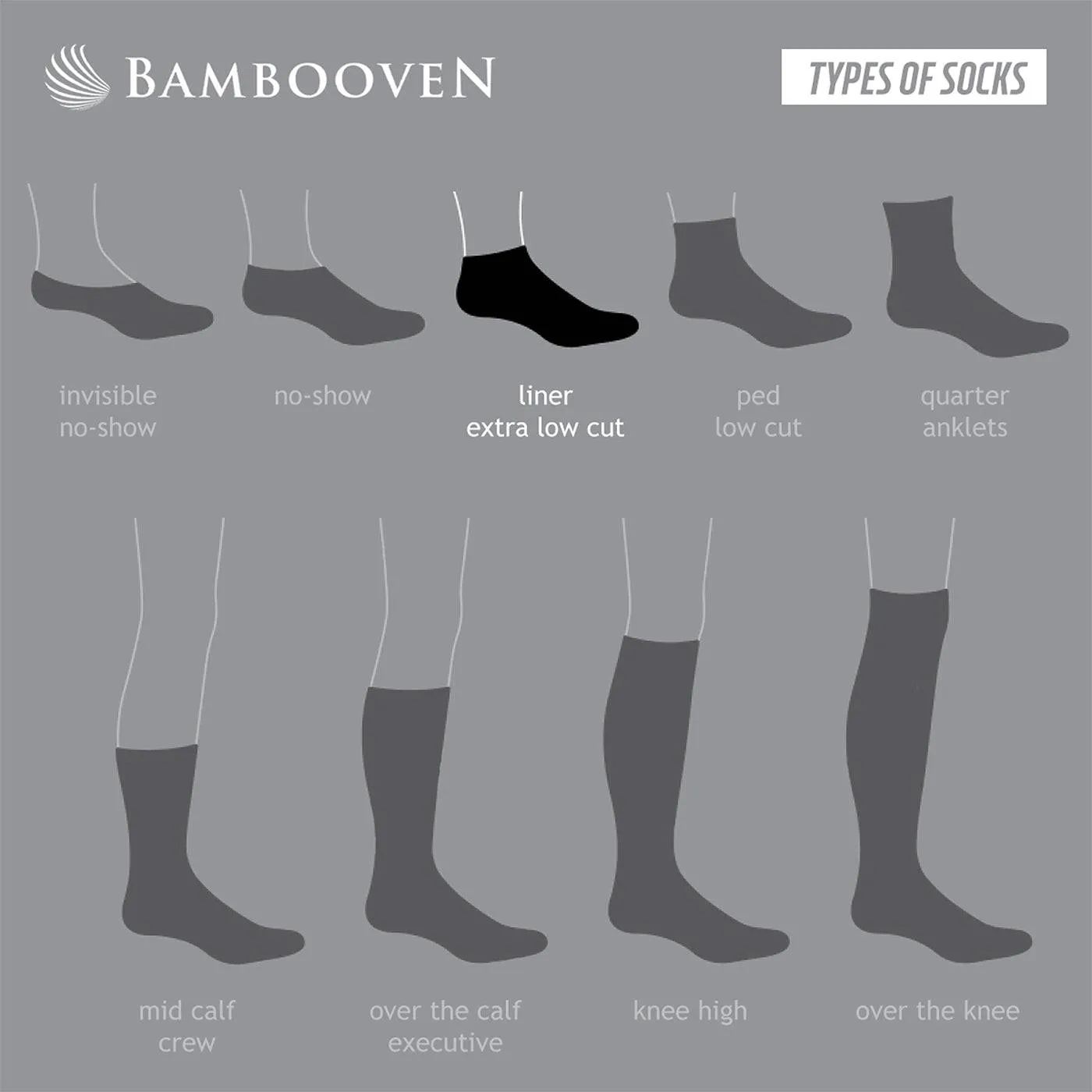 Bambooven Men’s Lightweight Dress & Trouser Socks – Soft & Breathable (8 Pack)