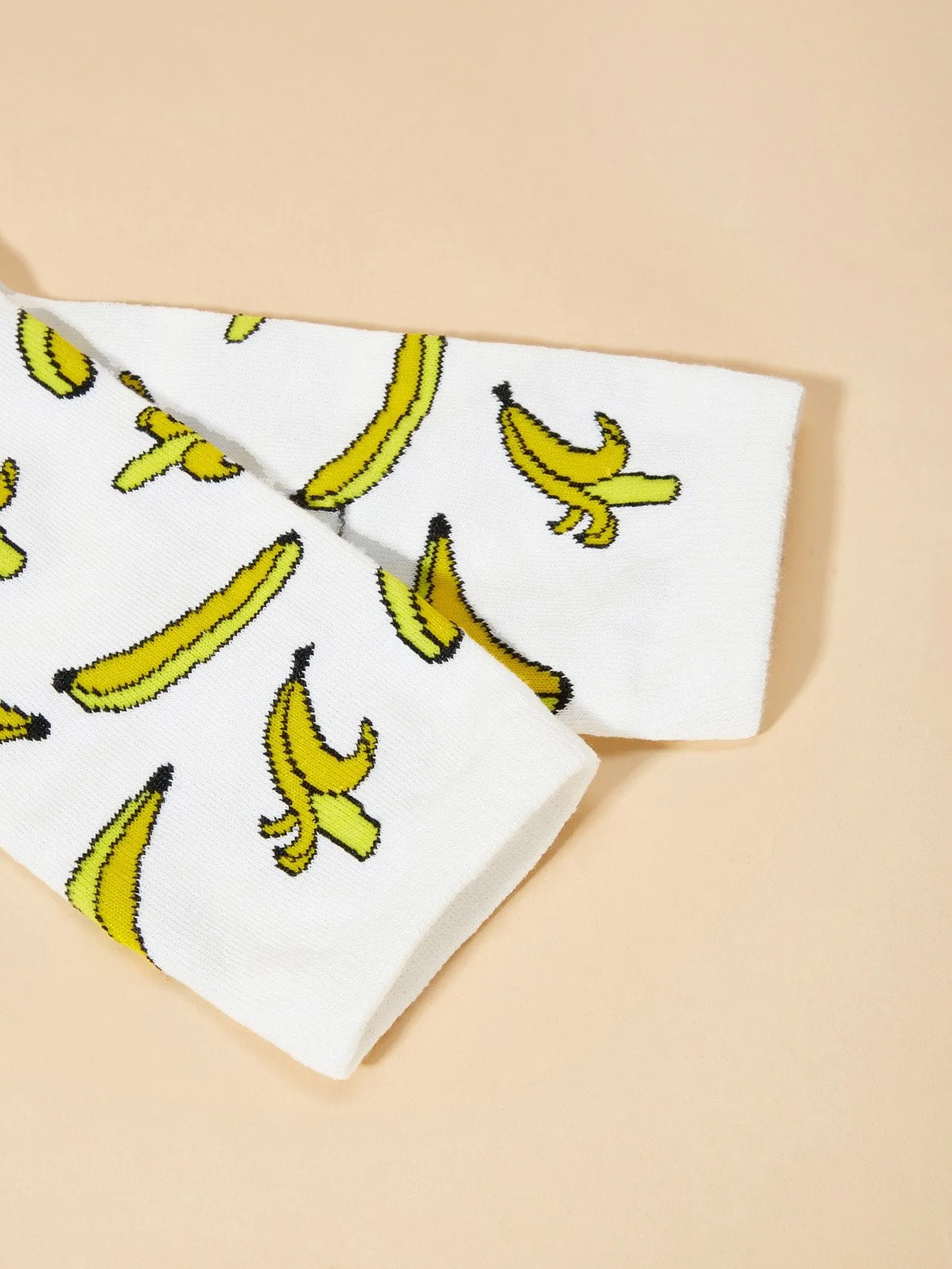 Banana Pattern Socks Funny Socks for Women Novelty Socks Funky Socks Gift for