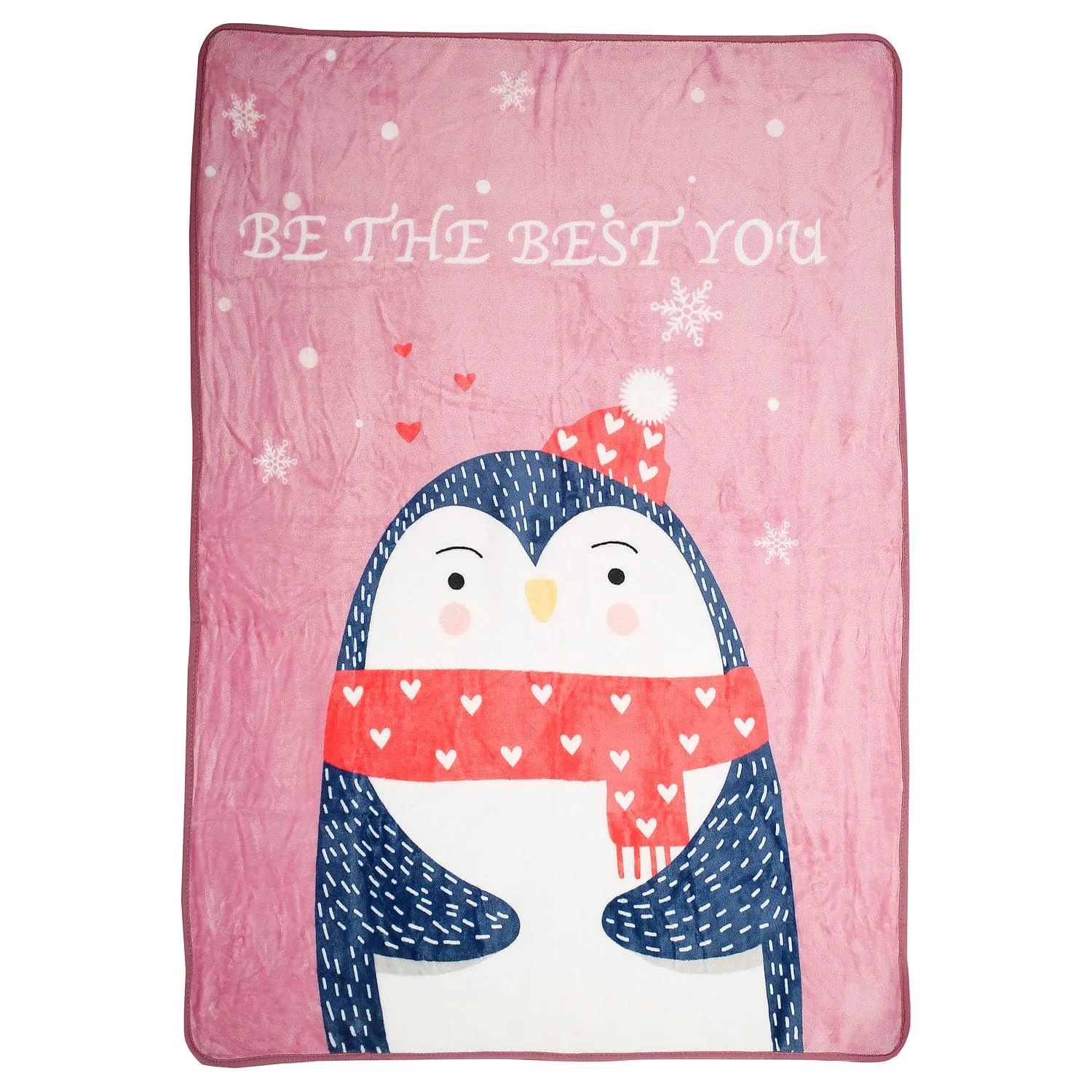 Be The Best You Pink One Ply Blanket