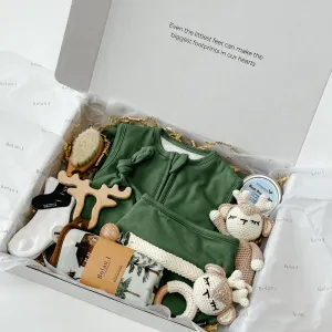 Belan.J Welcome Baby  Gift Box - Evergreen