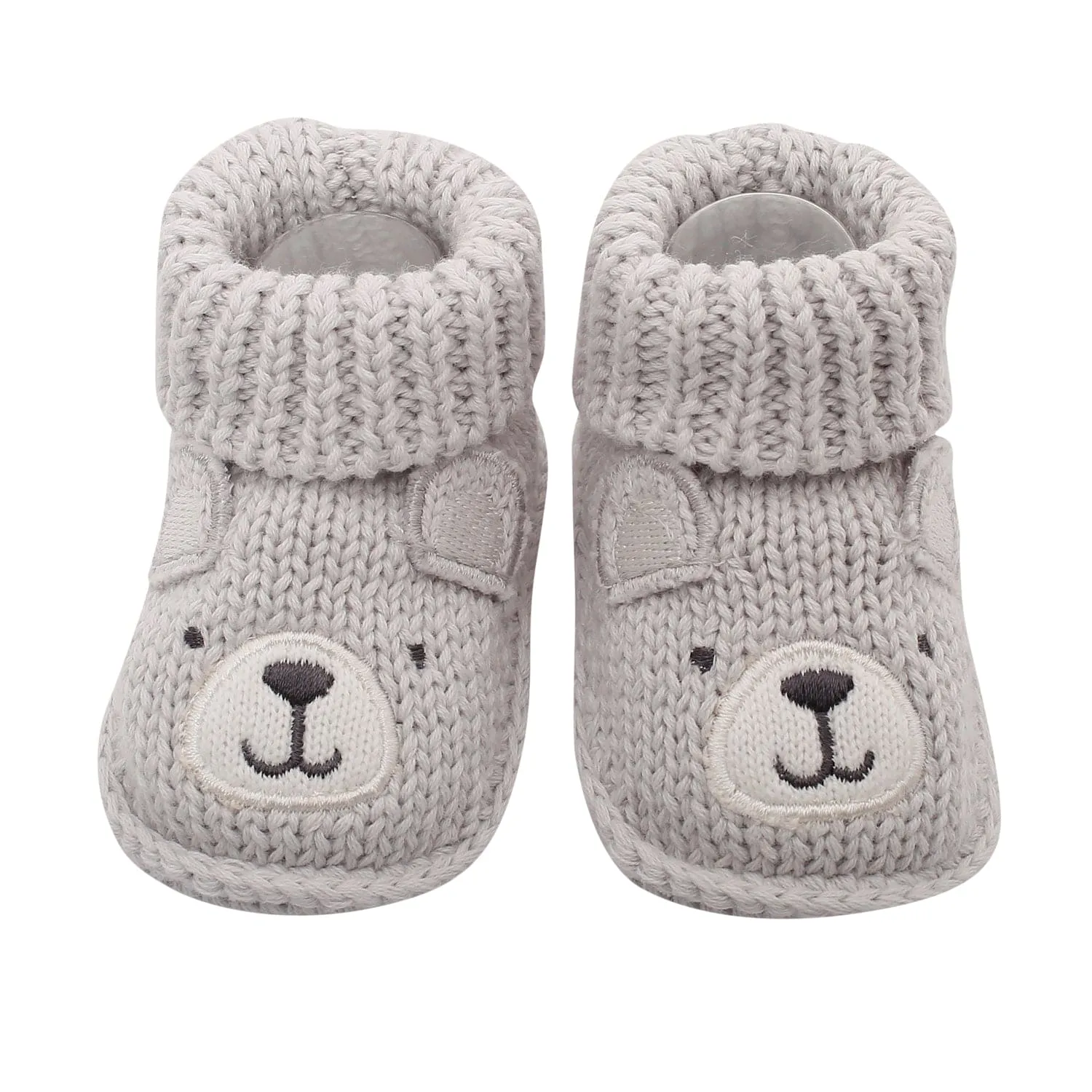 Bff Bear Grey Socks Booties