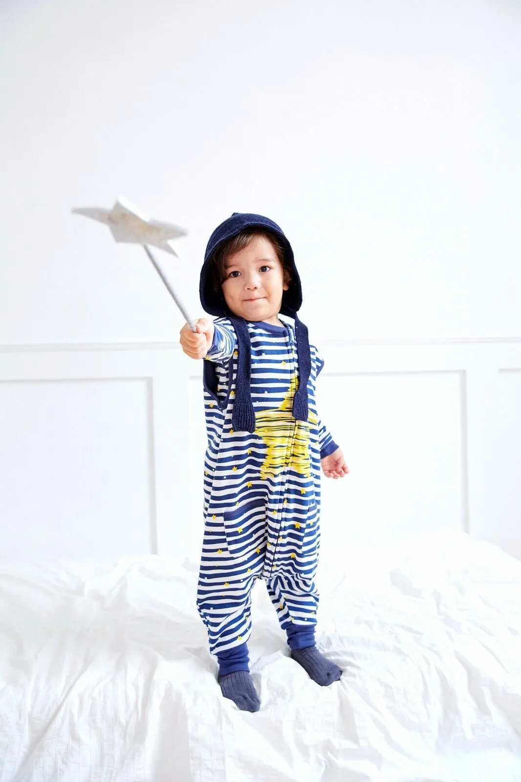 Bling Navy Cotton Sleepsack