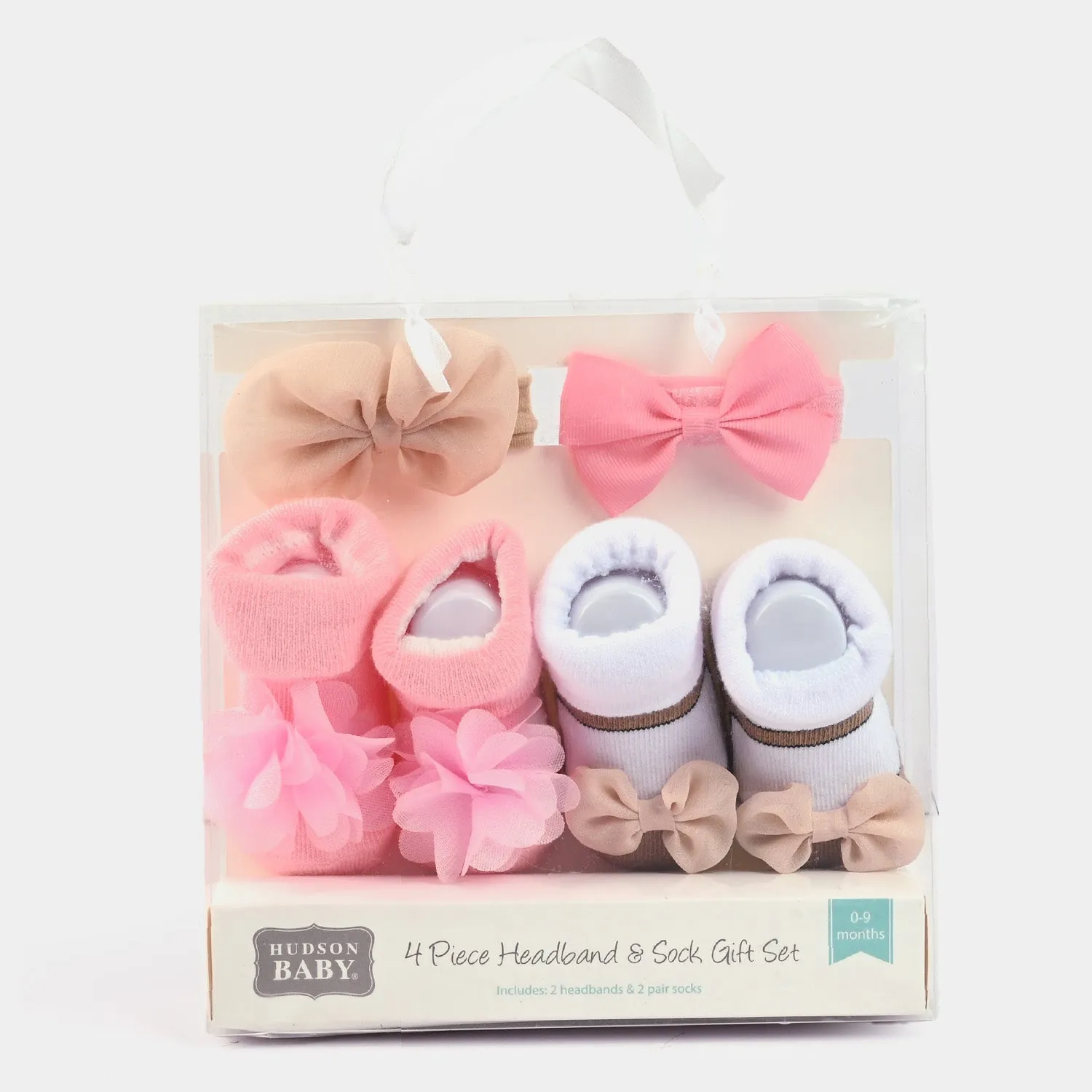 Booties & HeadBand 4Pcs Set