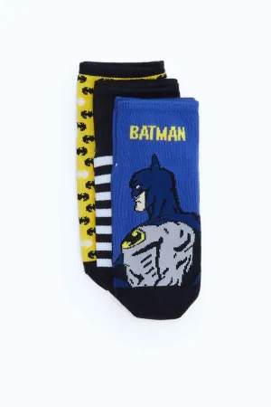 Boys Assorted Batman Print Socks Set (Pack Of 3)