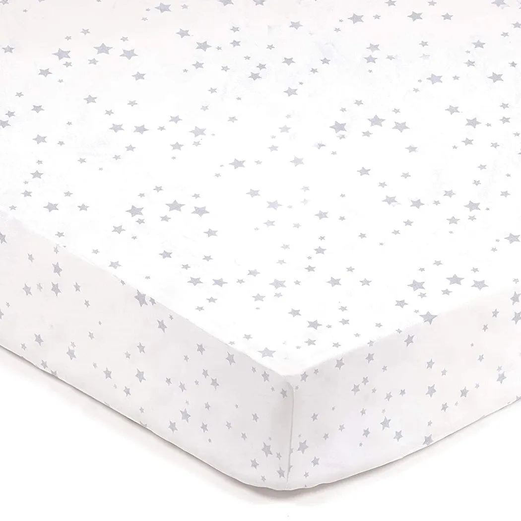 Breathable Baby Cot Bed Set (Twinkle Grey)