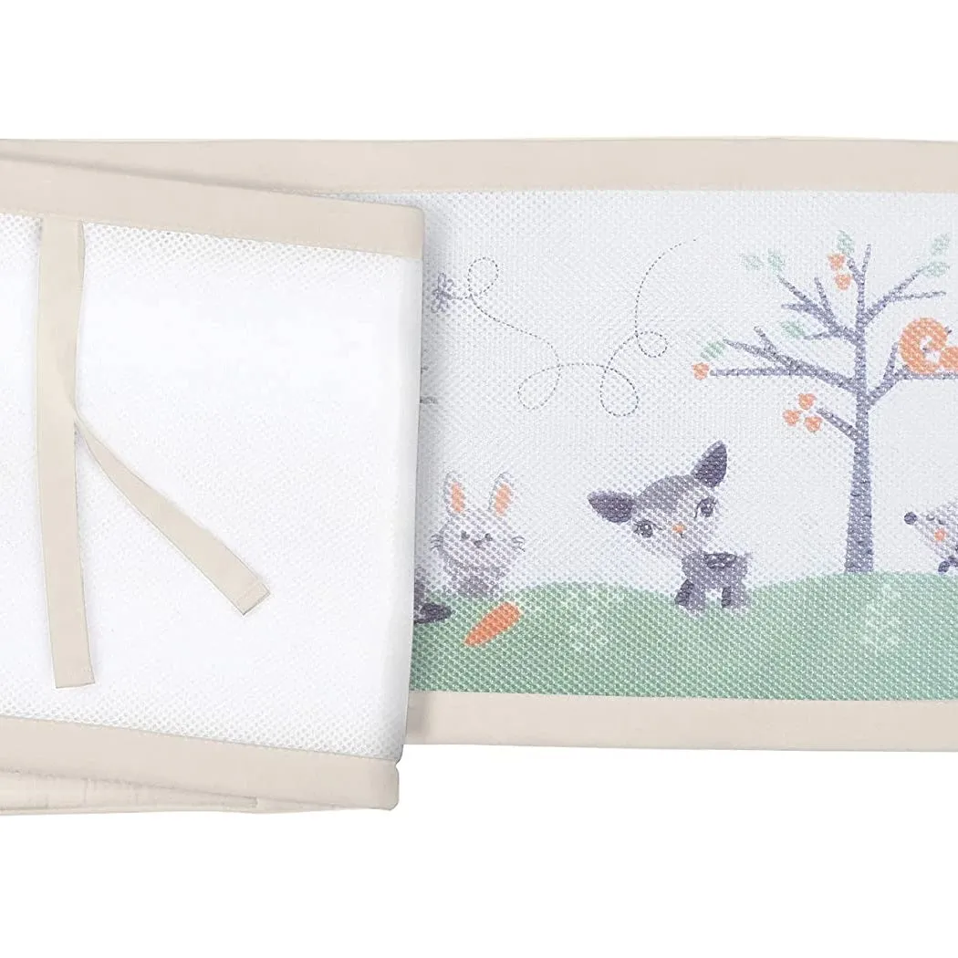 Breathable Baby Mesh Liner - 2 Sided (Woodland Walk)