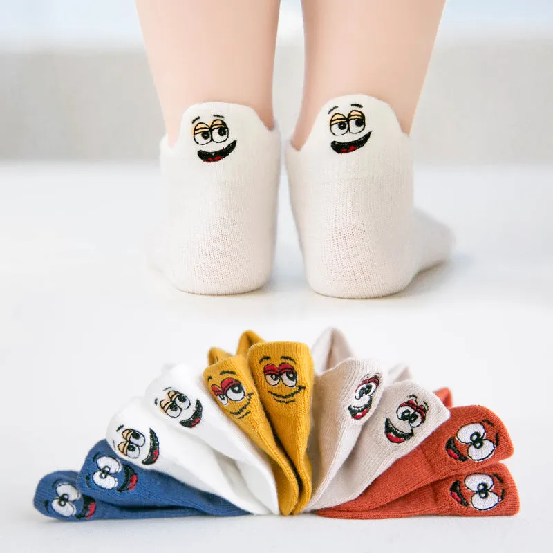 Children's Low-cut Socks Summer Thin Cartoon