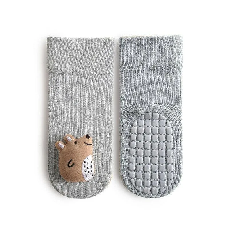 Cute Cartoon Anti-Slip Floor Socks - Baby/Toddler