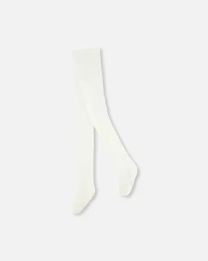 DPD Off White Knit Basic Tights