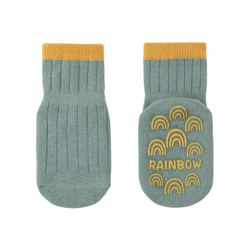 Earthy Cotton Non-Slip Baby Socks