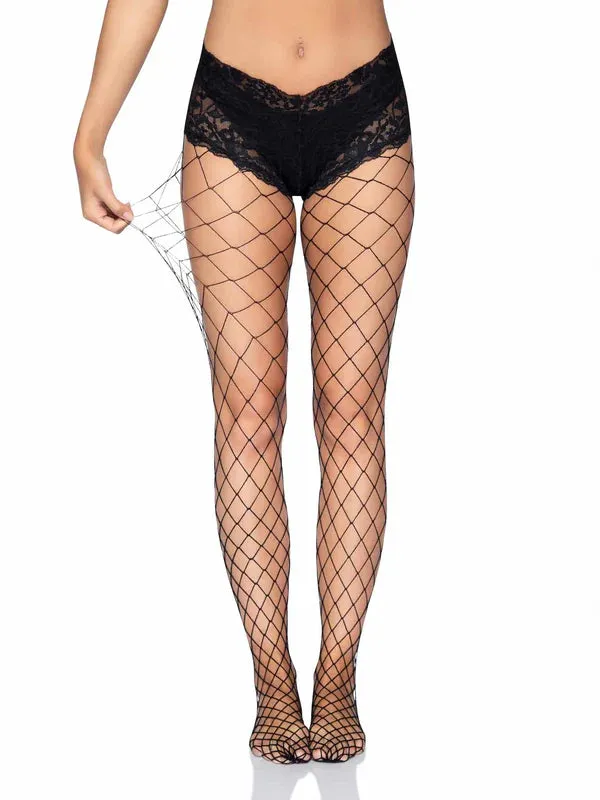 Evie Fence Net Tights