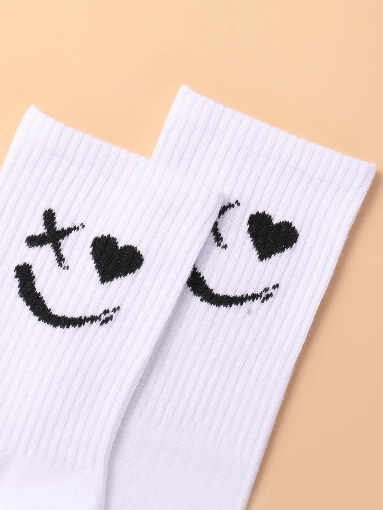 Expression Print Crew Socks Funny Socks for Men Novelty Socks Funky Socks Gift