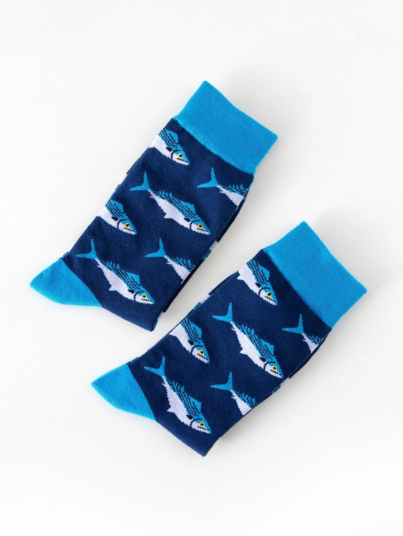 Fish Crew Socks Silly Socks for Men Funky Socks Funny Socks Novelty Socks