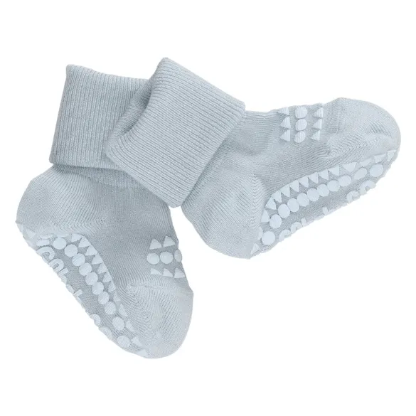 GoBabyGo Non-Slip Socks Bamboo Fiber -Sky Blue