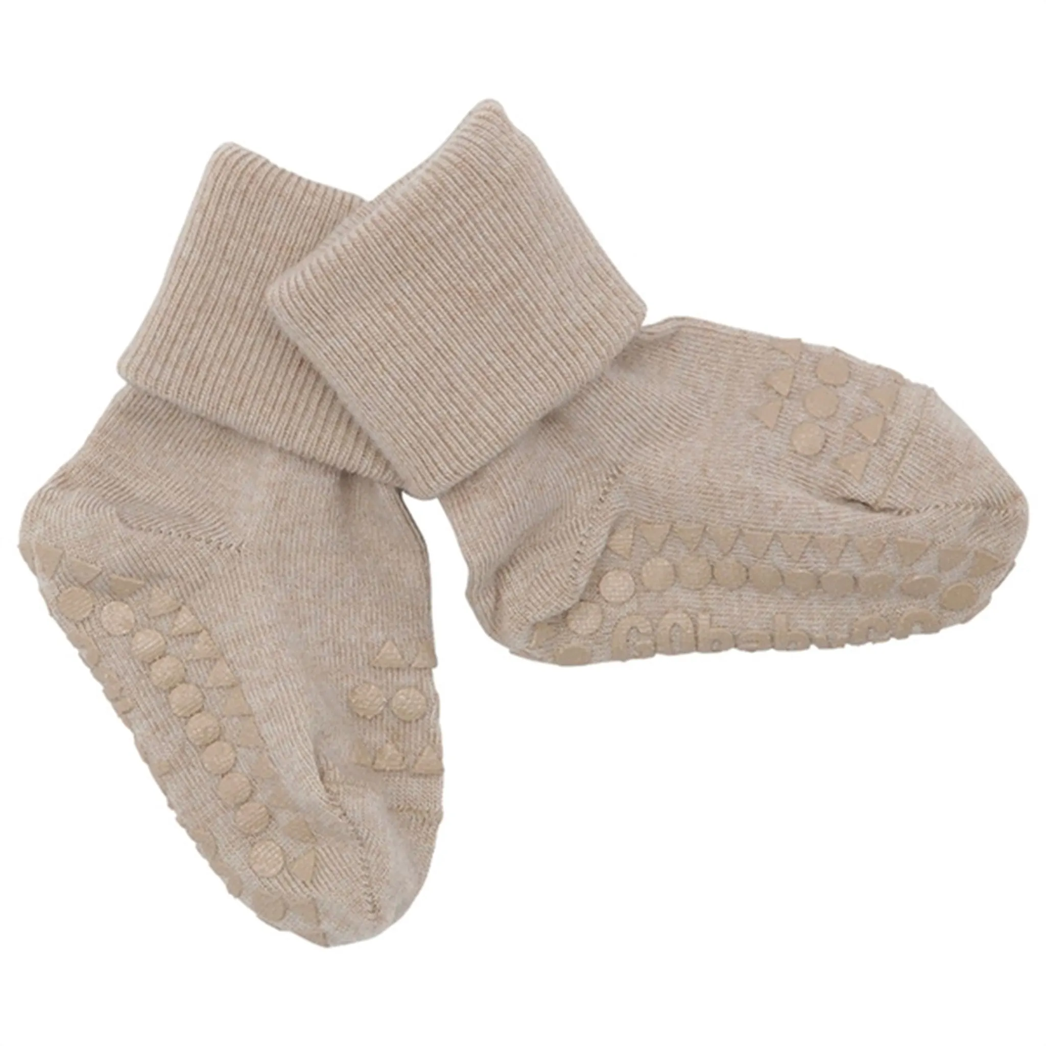 GObabyGO Non-slip Socks Wool Sand