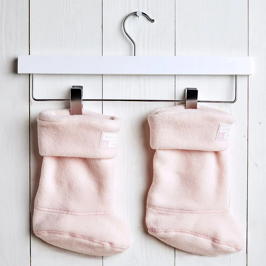 Grass & Air Wellie Socks - Baby Pink