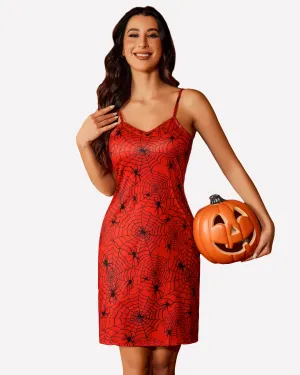 Halloween Full Slips Chemise Dress