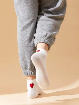 Heart Pattern Socks Silly Socks for Women Funky Socks Funny Socks Novelty Socks