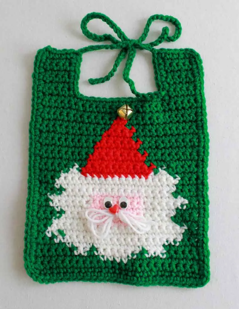 Holiday Bibs for Baby Crochet Pattern