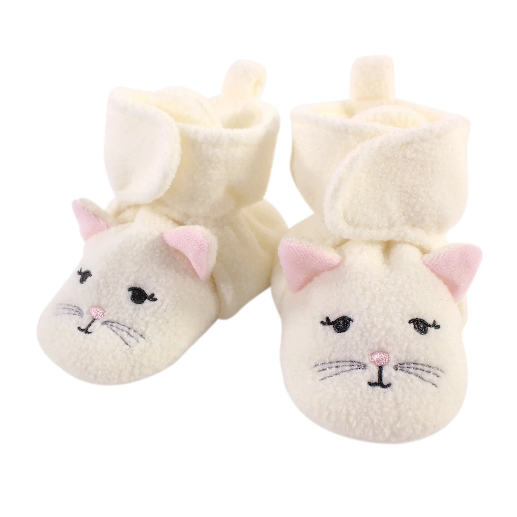 Hudson Baby Cozy Fleece Booties, Kitty