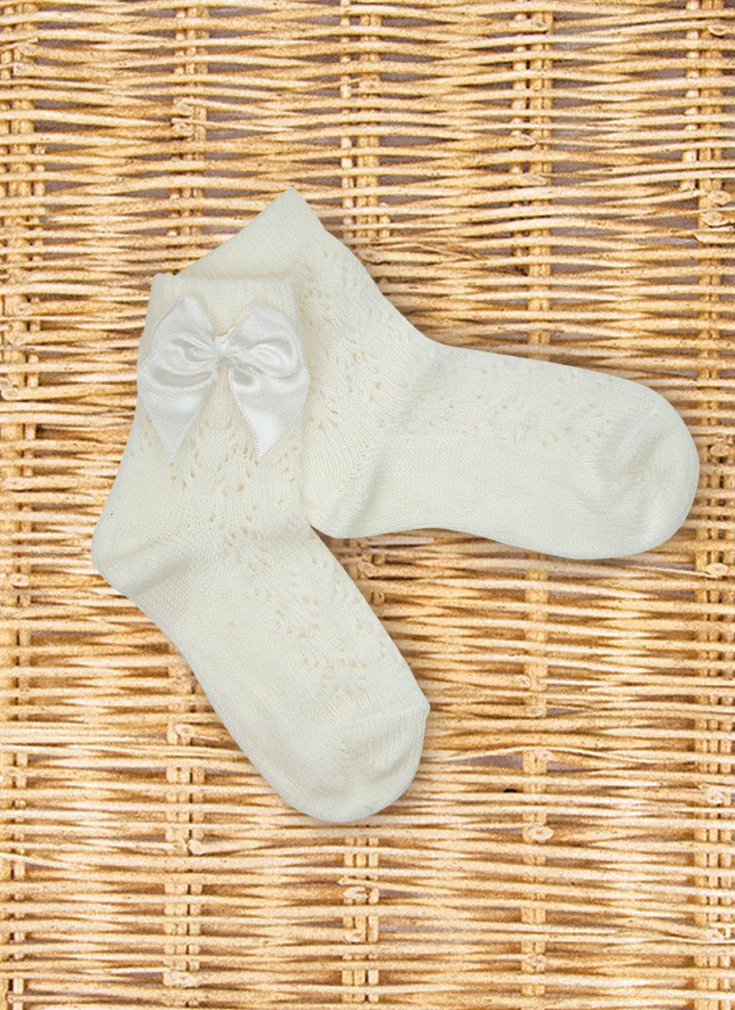 Little Ms. Paris Crochet Socks - Short