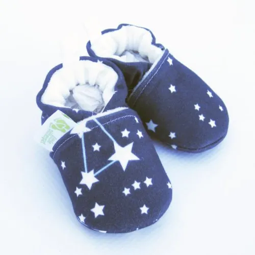 Little Pitterpat Constellations Knit All Fabric Soft Sole Shoes