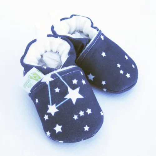 Little Pitterpat Constellations Knit All Fabric Soft Sole Shoes