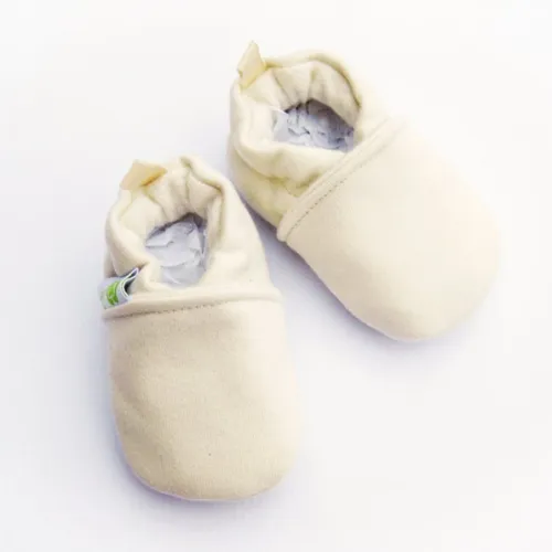 Little Pitterpat Natural Fleece All Fabric Soft Sole Shoes