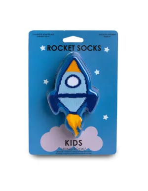 Living Royal Rocket 3D Kids Crew Socks