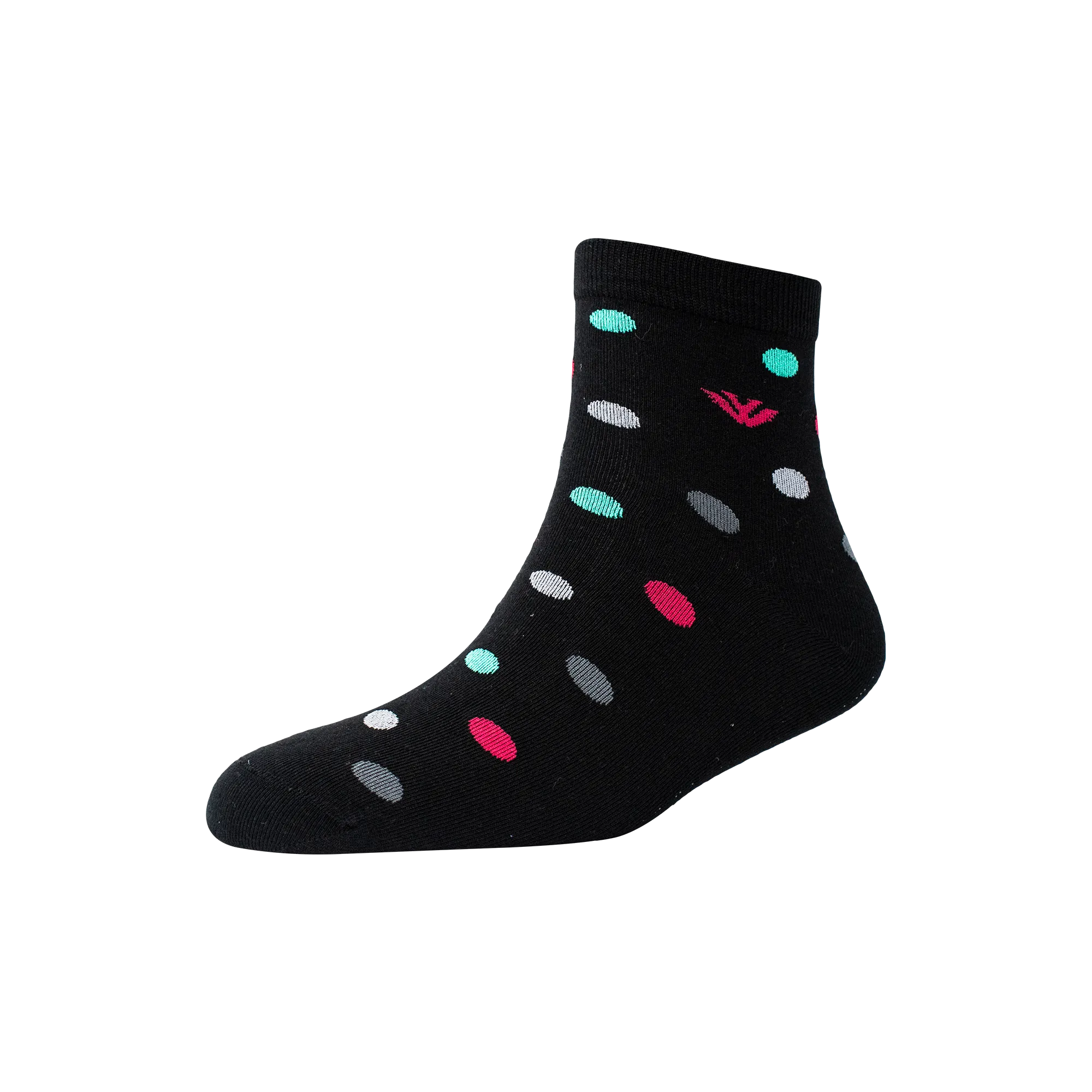 Men's YW-M1-271 Multi Colour Circle Ankle Socks