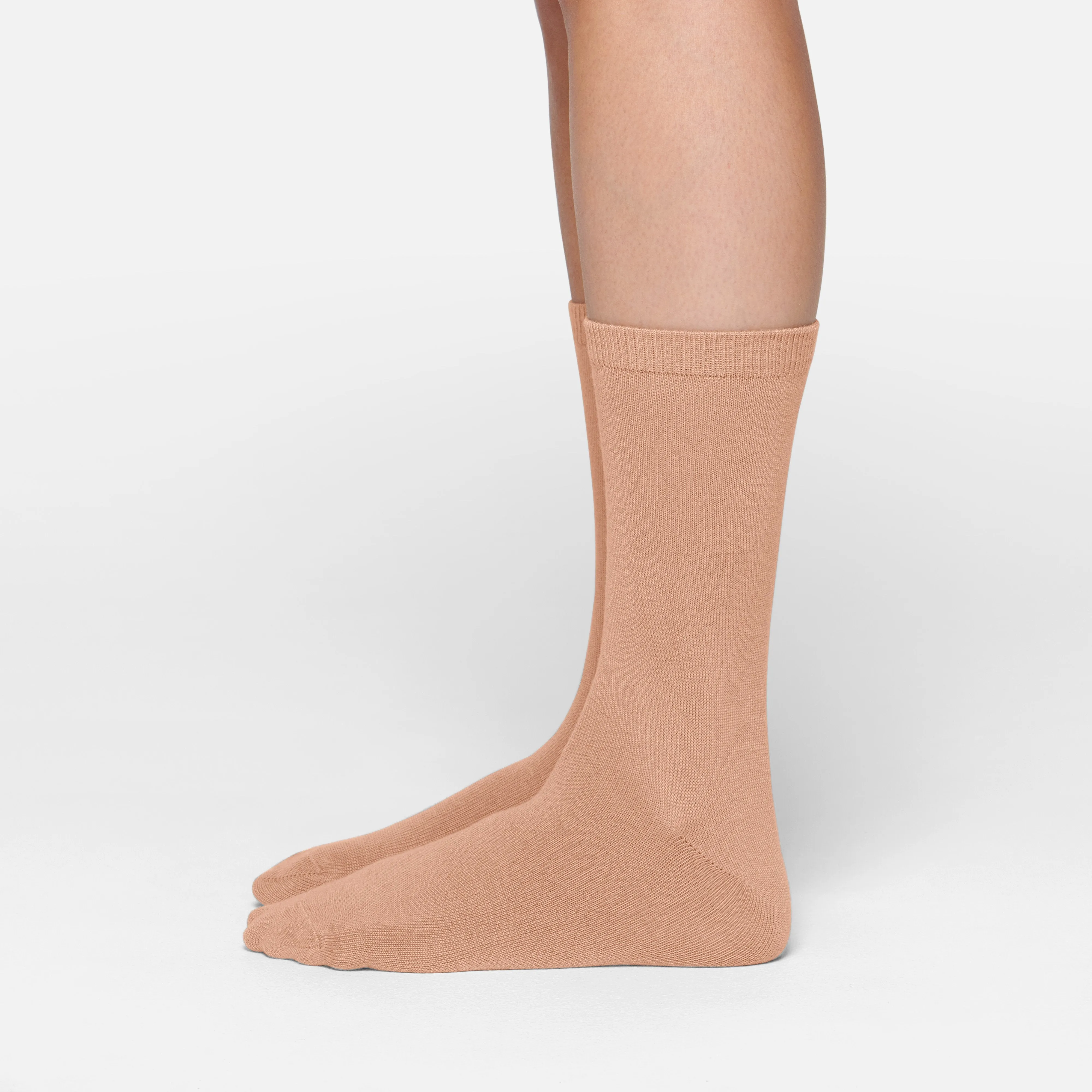 MICROPOLY CREW SOCK | OCHRE