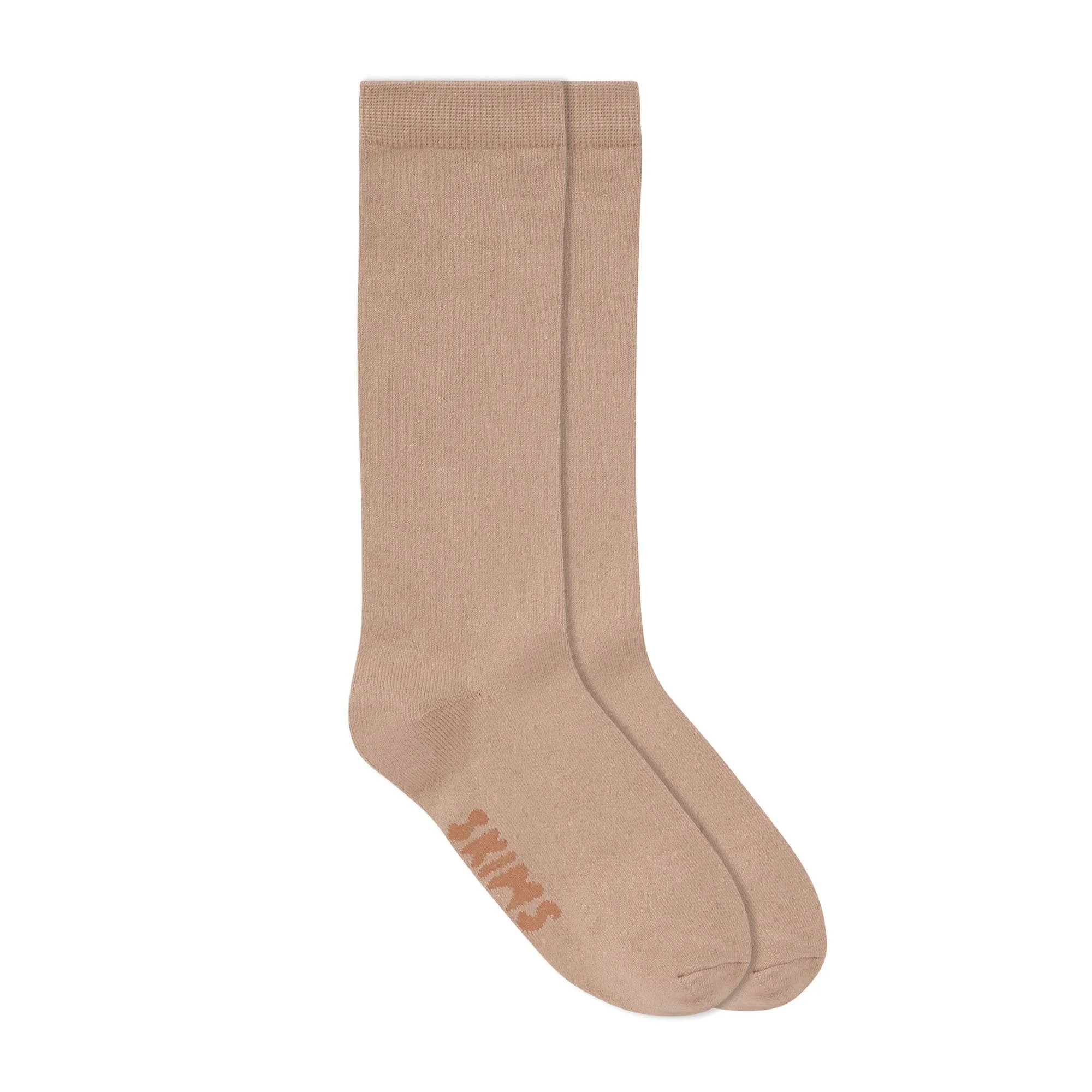 MICROPOLY MID CALF SOCK | CLAY