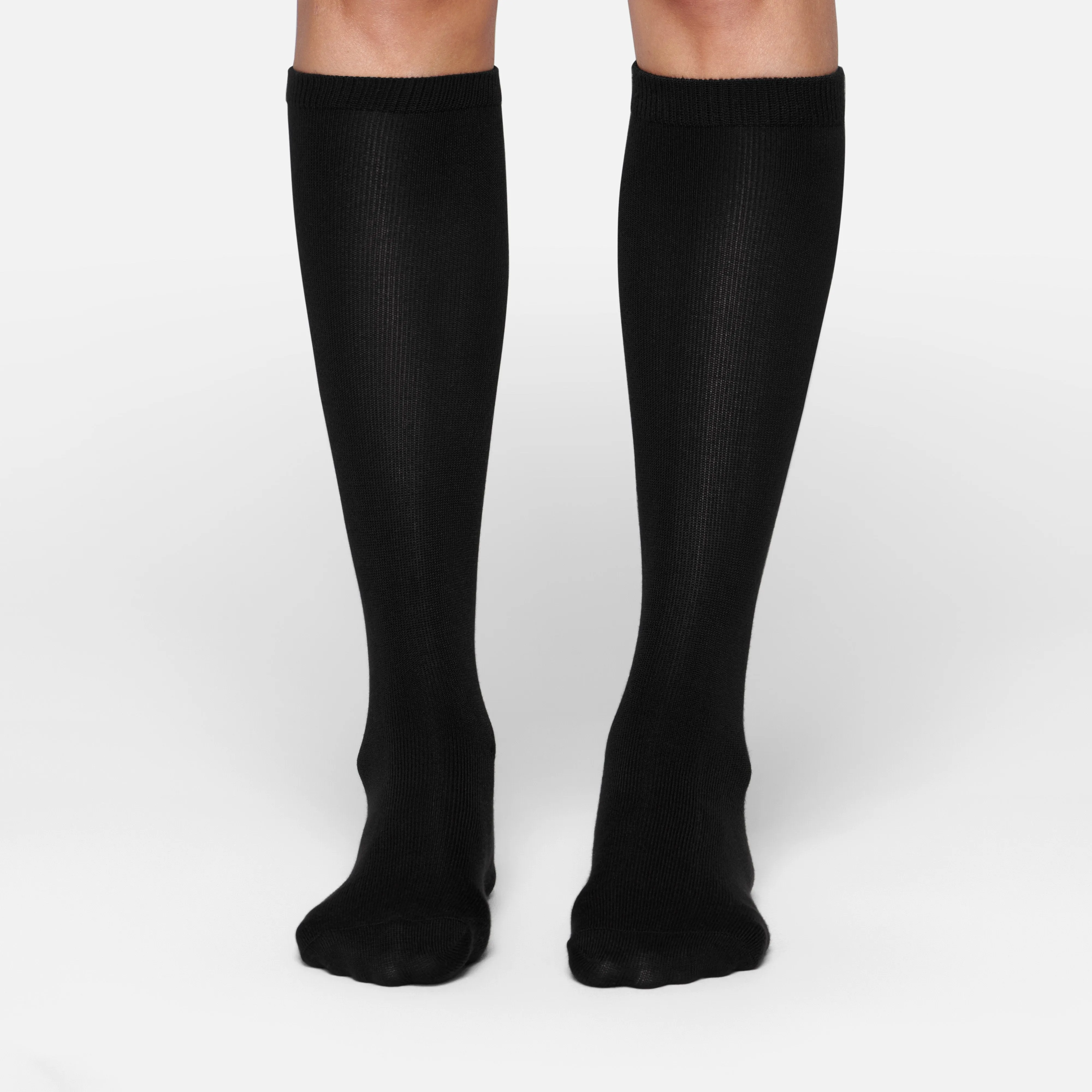 MICROPOLY MID CALF SOCK | ONYX